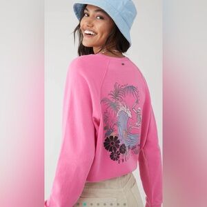 O’Neill‎ Pink Jersey Overshirt Crewneck Surf XS